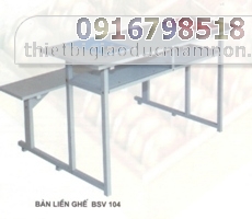 Bàn ghế sinh viên liền không tựa 0 VND