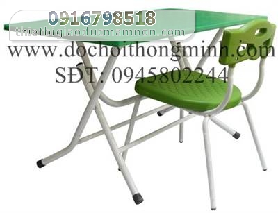 Bàn và ghế mầm non 425000 VND
