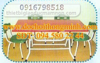 Bàn và ghế composite mẫu giáo 0 VND