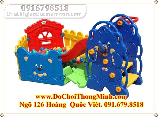 Tặng ngay 100 bóng khi mua bộ cầu trượt hoặc nhà bóng nhập ngoại tại 126 hoàng quốc việt 2650000 VND